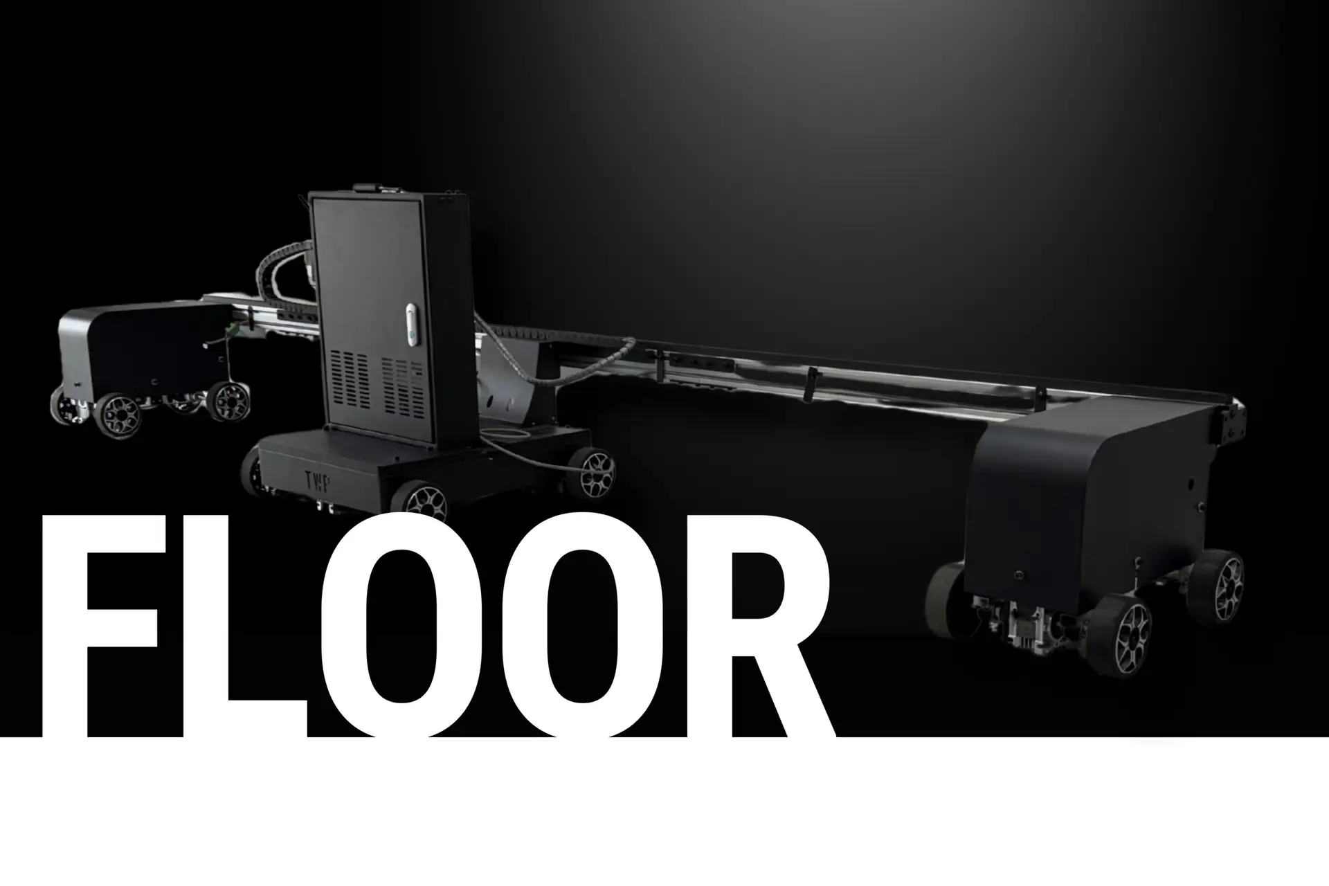 TWP FUV Floor Printer — commercial UV floor printing machine for concrete, tile, and hard surfaces