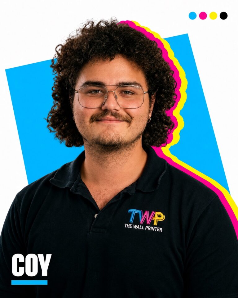 Coy Rierson, Support at The Wall Printer in Wilmington, NC
