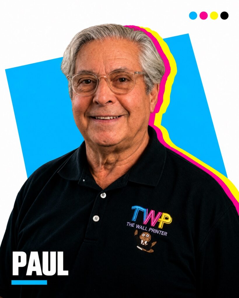 Paul Baron, founder and CEO of The Wall Printer