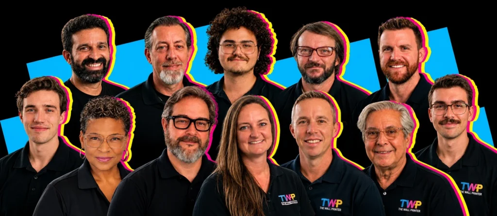 The Wall Printer team in Wilmington, NC